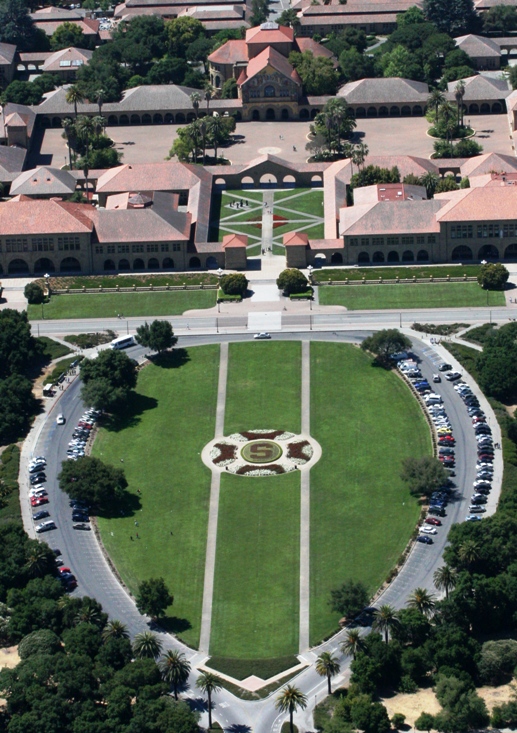 stanford from above